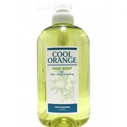 Шампунь "Lebel Cool Orange Hair Soap Cool Холодный Апельсин" 600мл для волос - фото 10726