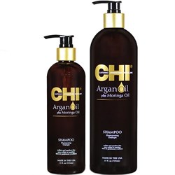 Шампунь "CHI Argan Oil Plus Moringa Oil Shampoo" 750мл восстанавливающий с маслом арганы - фото 14347