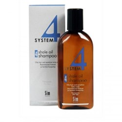 Терапевтический Шампунь "Sim Sensitive System 4 Therapeutic Climbazole Shampoo № 4" 500мл для очень жирной чувствительной и раздраженной кожи головы - фото 15802