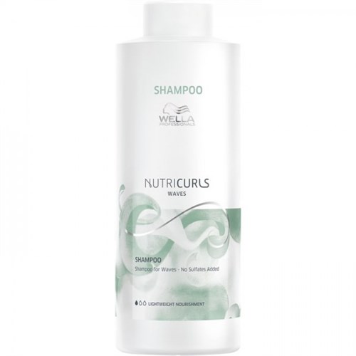 WELLA Professionals NUTRICURLS Shampoo for Waves - Бессульфатный шампунь для вьющихся волос 1000мл - фото 19136